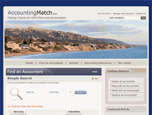 Tablet Screenshot of orangecounty.accountingmatch.com