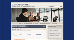 Desktop Screenshot of houston.accountingmatch.com