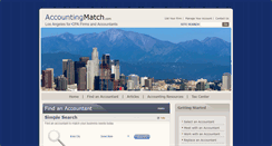 Desktop Screenshot of losangeles.accountingmatch.com