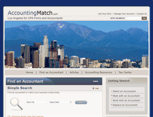 Tablet Screenshot of losangeles.accountingmatch.com